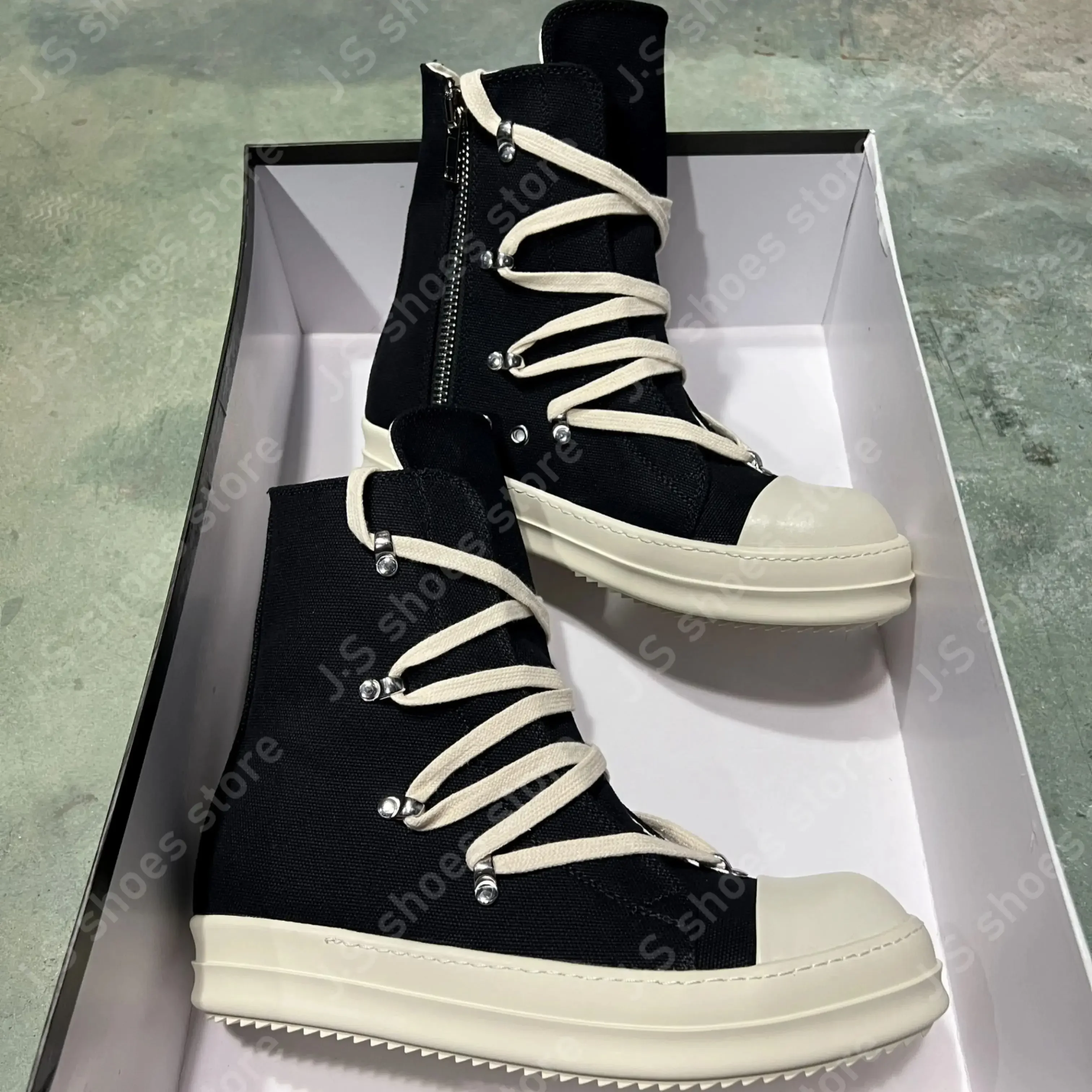 Ro роскошные черные парусиновые - Фотография_6