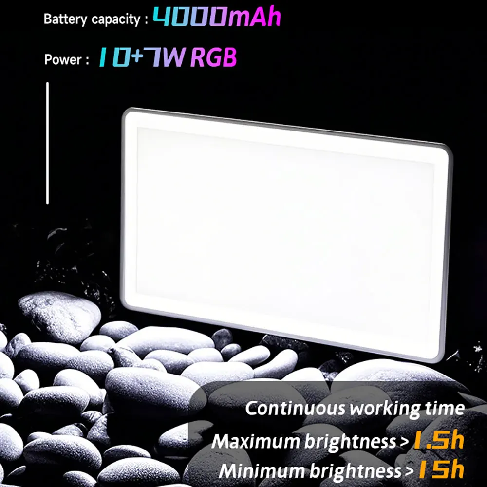 Miaotu vl80 светодиодный rgb светильник для видеосъемки - Фотография_3
