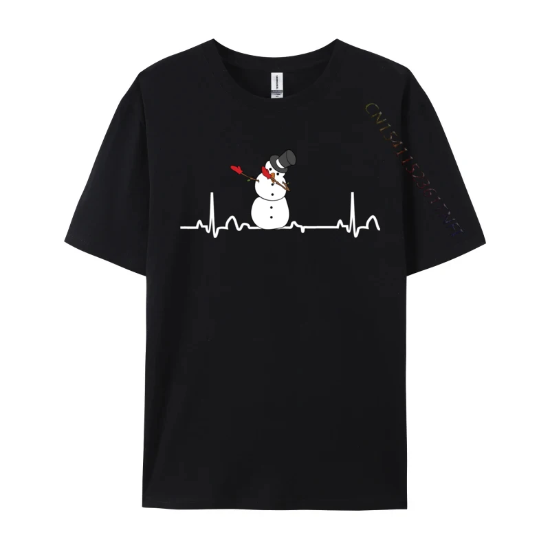 Dabbing christmas snowman heartbeat