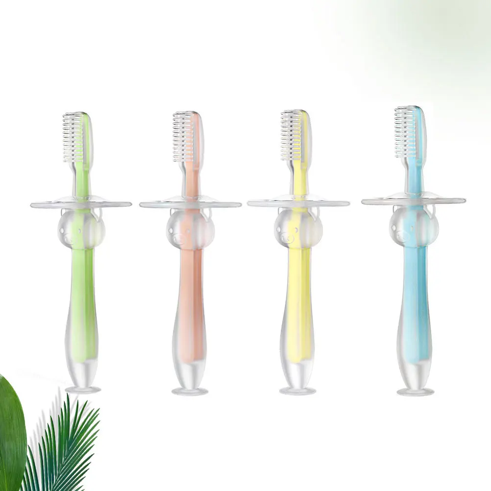 Присоска, стоячая детская зубная щетка - Фотография_4