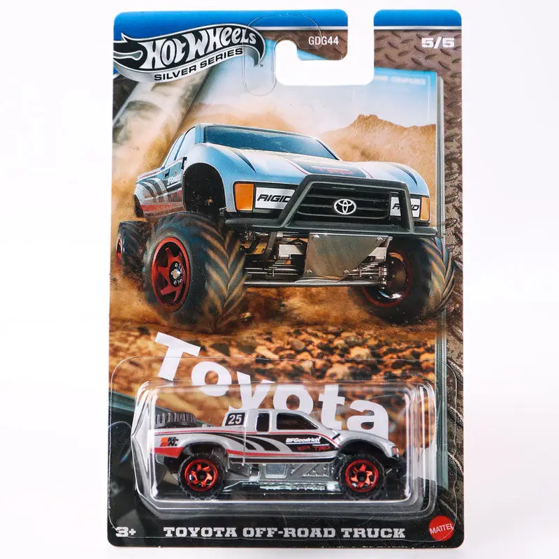 Оригинальный автомобиль hot wheels toyota truck silver series 1/64 - Фотография_6
