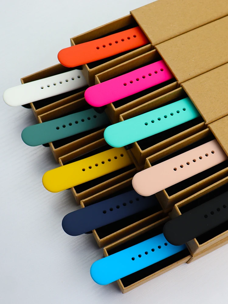 Силиконовый ремешок для apple watch 45 мм