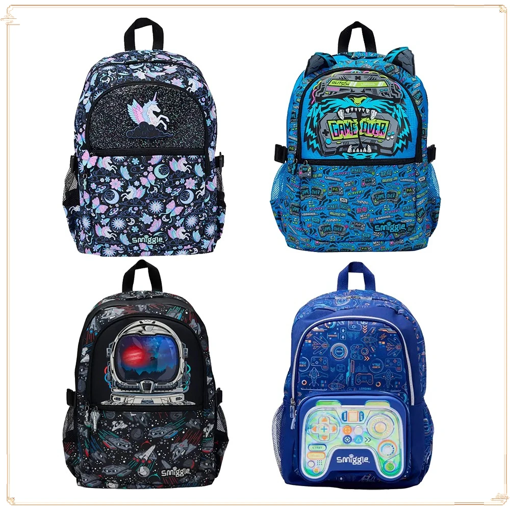 Подлинный австралийский рюкзак smiggle с изысканным мультяшным принтом
