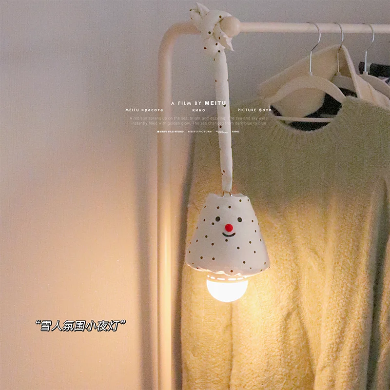 Снеговик гриб ночник люстра подвесная - Фотография_5