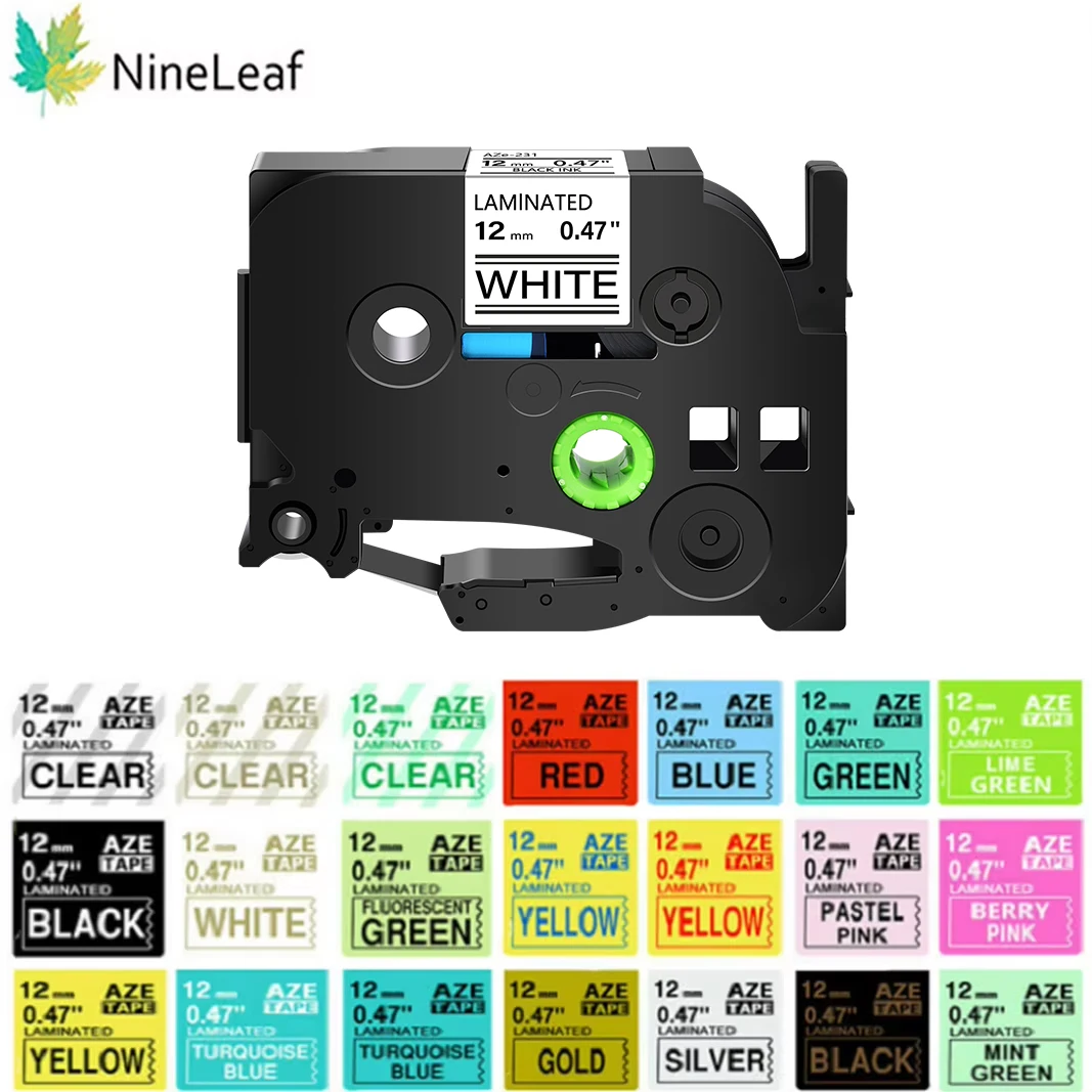Лента для этикеток nineleaf 6/9/12/18/24 мм 231