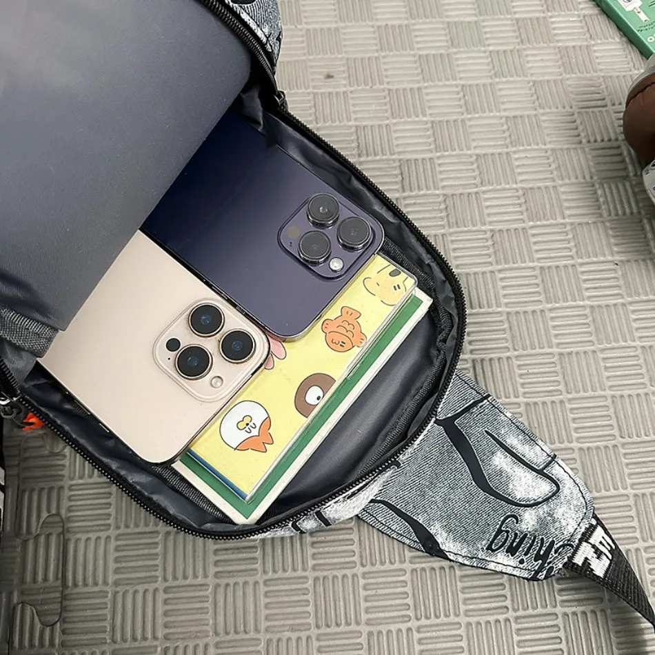 Модная светящаяся нагрудная сумка - Фотография_4