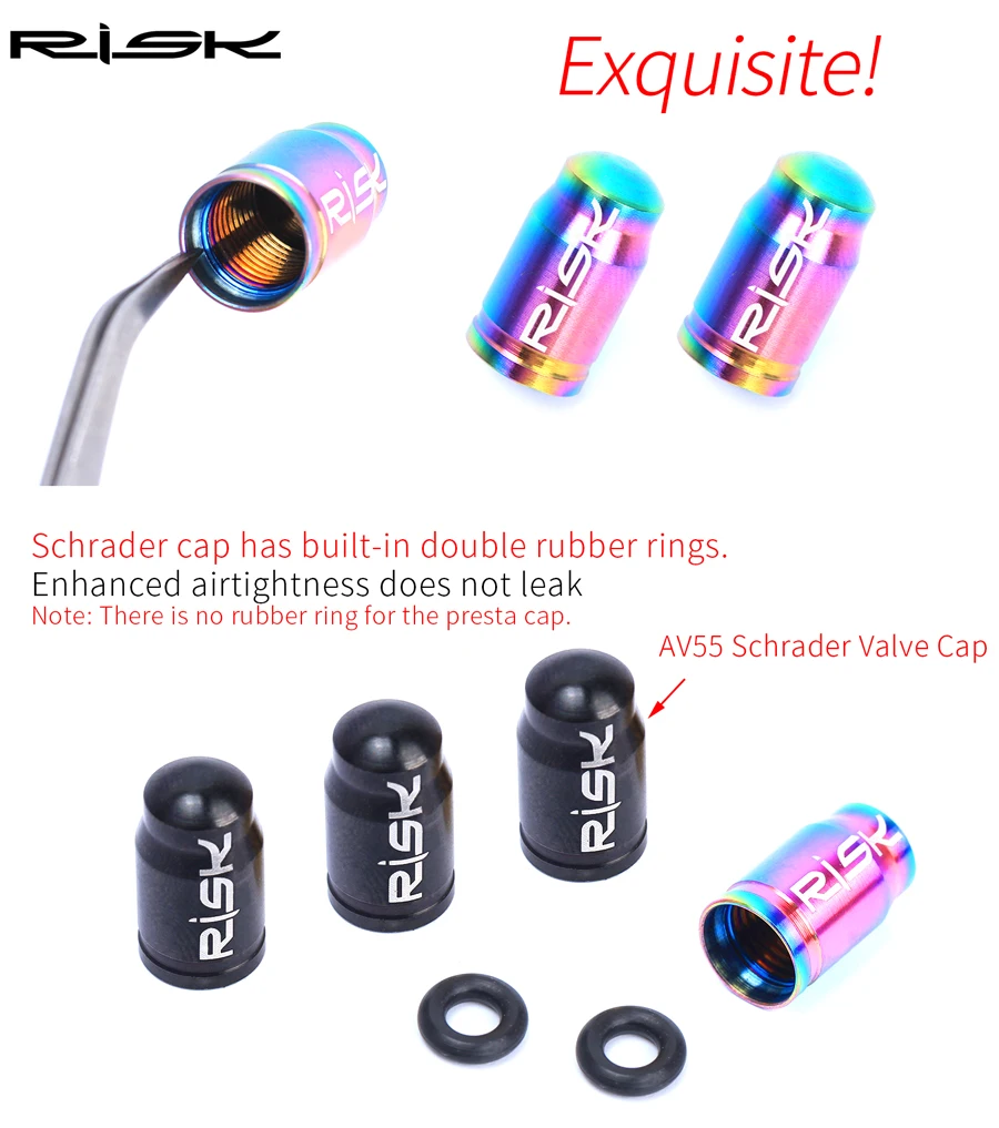 Risk горный дорожный велосипед presta schrader - Фотография_6