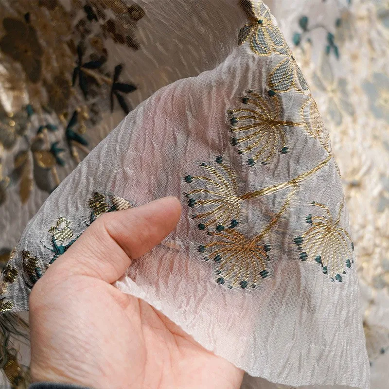 Хаки микропрозрачное эластичное - Фотография_4