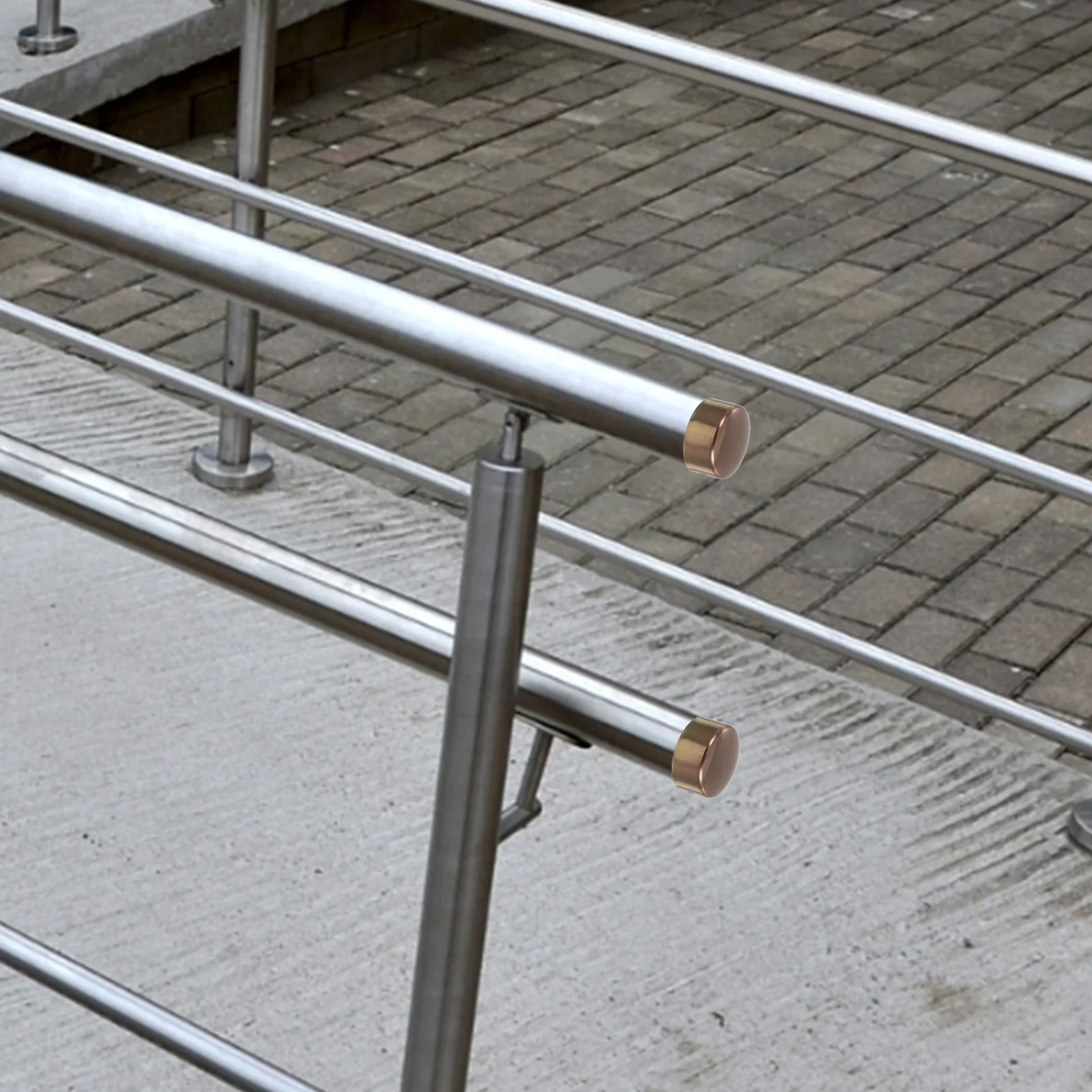 Торцевые заглушки для перил из нержавеющей стали - Фотография_2