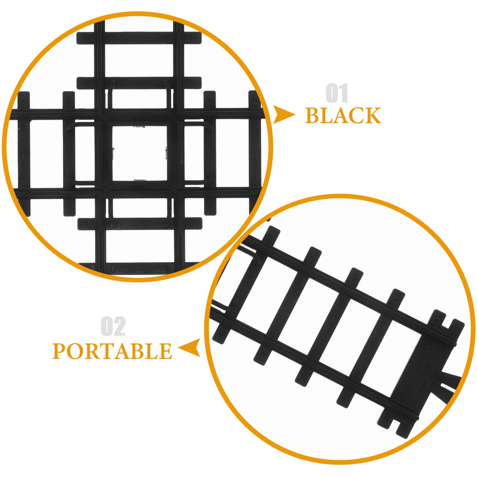 Набор пластиковых железнодорожных дорожек - Фотография_6