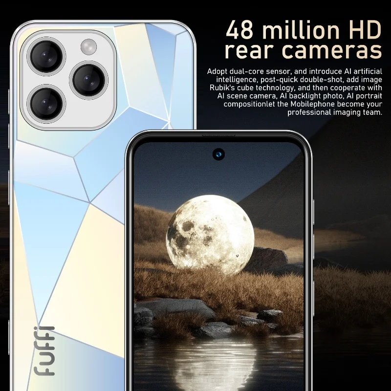 Смартфон global vision i16 pro 5g android 5300 мач 12 гб озу 512 гб пзу 6 - Фотография_2