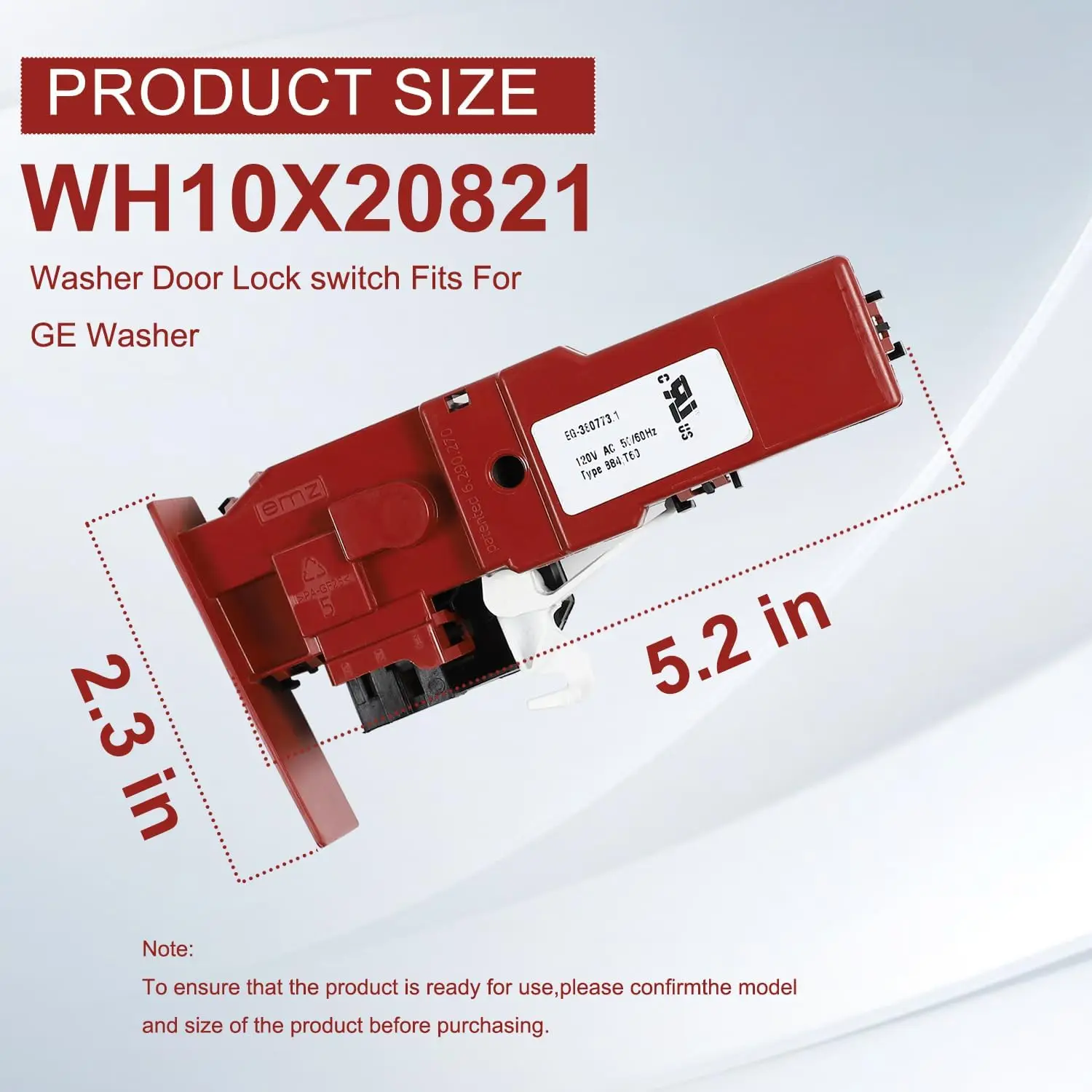 Новый переключатель замка двери шайбы wh10x20821 - Фотография_6