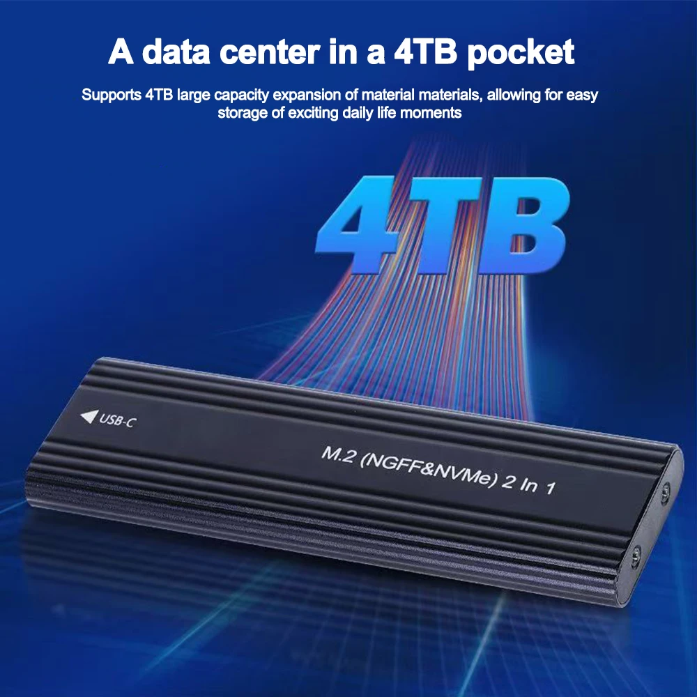 Корпус m2 ssd nvme sata dual protocol m - Фотография_5