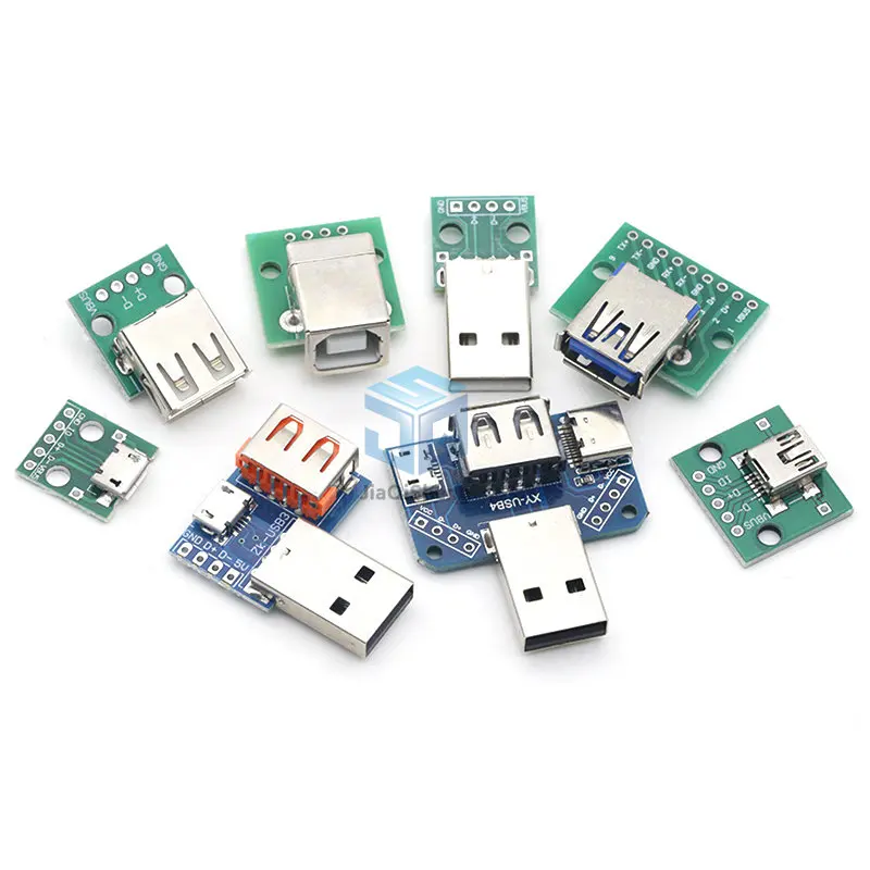 Штекерный разъем usb/переходник mini micro usb/dip 2 - Фотография_5