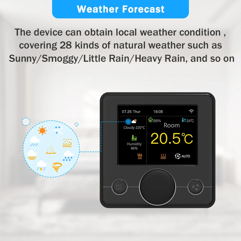 Tuya smart wi-fi термостат smart - Фотография_3
