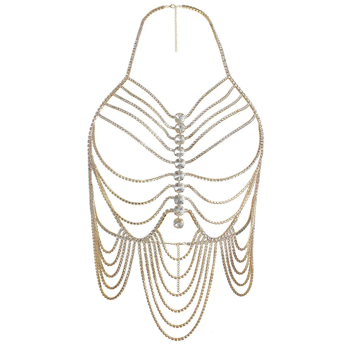 Роскошная женская цепочка в полоску - Фотография_5