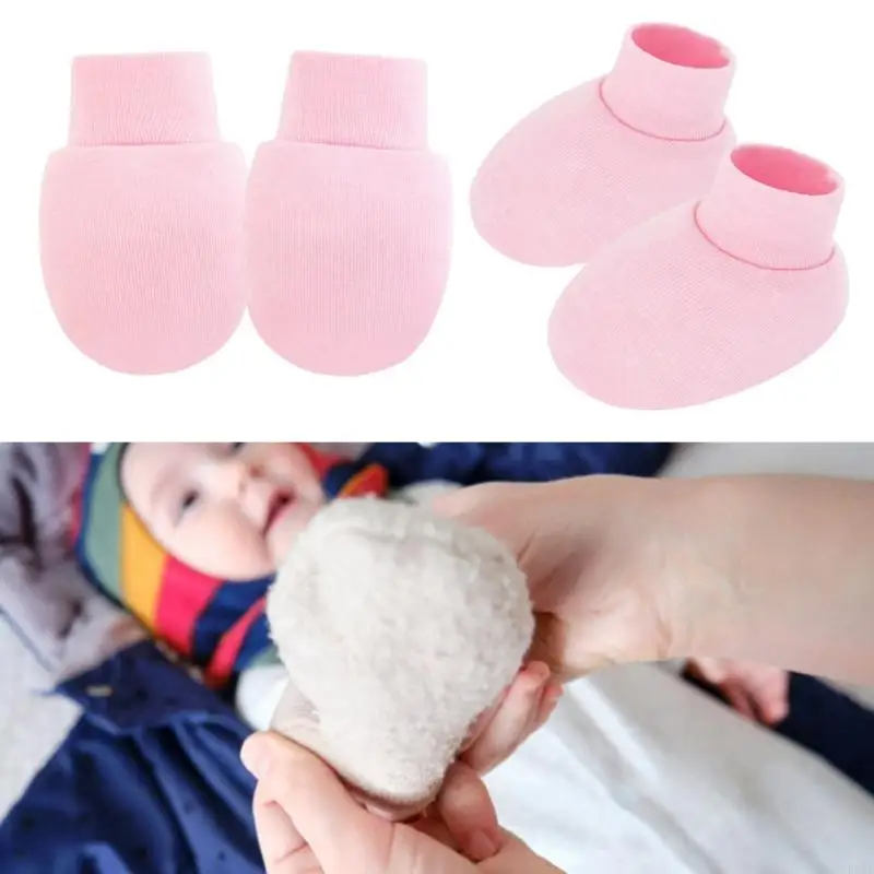 R66d 1 set kind cotton mittens
