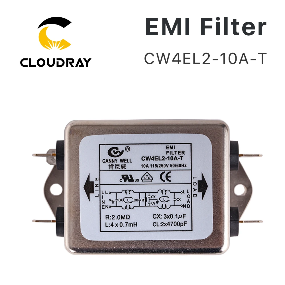 Cloudray power emi filter cw4l2-10a-t - Фотография_4