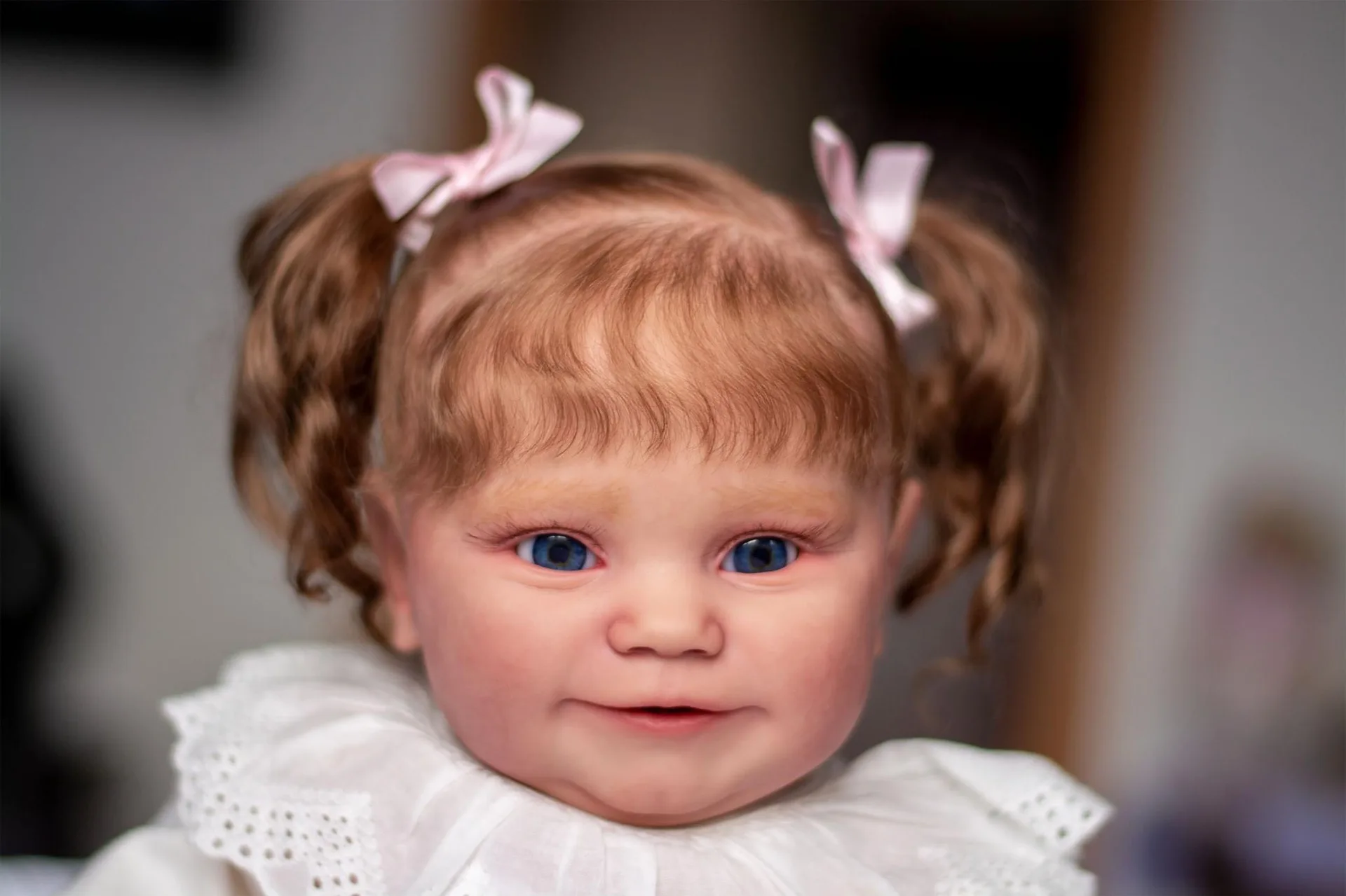 60 см куклы реборн bonecas infantil meninas 3d-краска для кожи и вени - Фотография_4