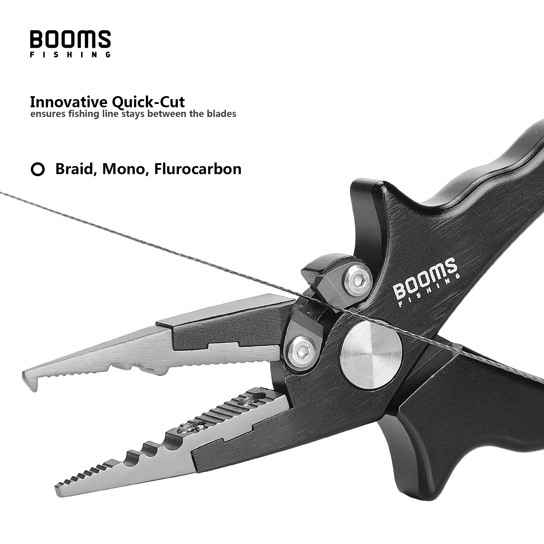 Рыболовные плоскогубцы booms fishing x07 из твердого алюминиевого сплава - Фотография_3