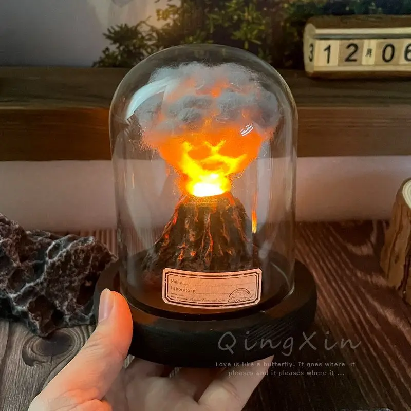 Diy вулкан ночник извержение вулканического - Фотография_5