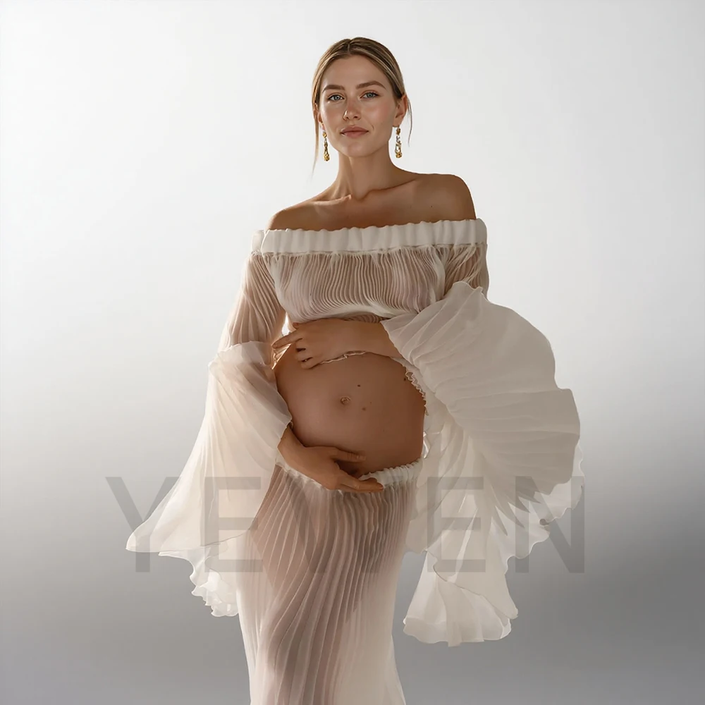 Струящееся плиссированное платье - Фотография_2