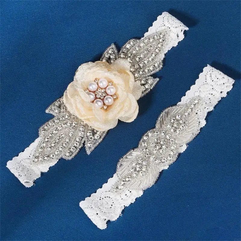 K3kf набор свадебных подвязок кружевные - Фотография_5