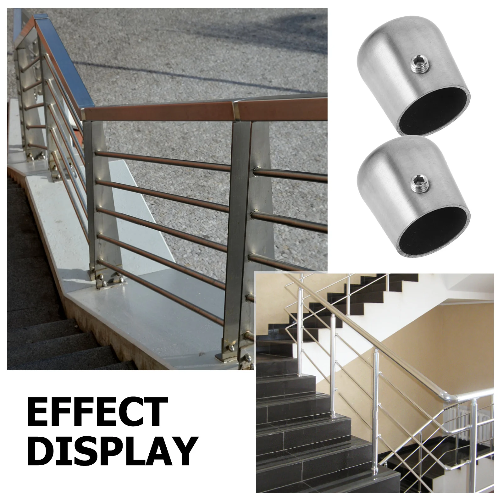 Торцевые заглушки для перил из нержавеющей стали - Фотография_5