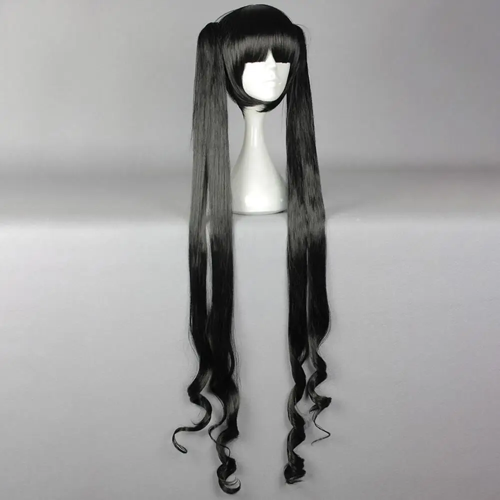 Hair wigs for women 39" black - Фотография_4