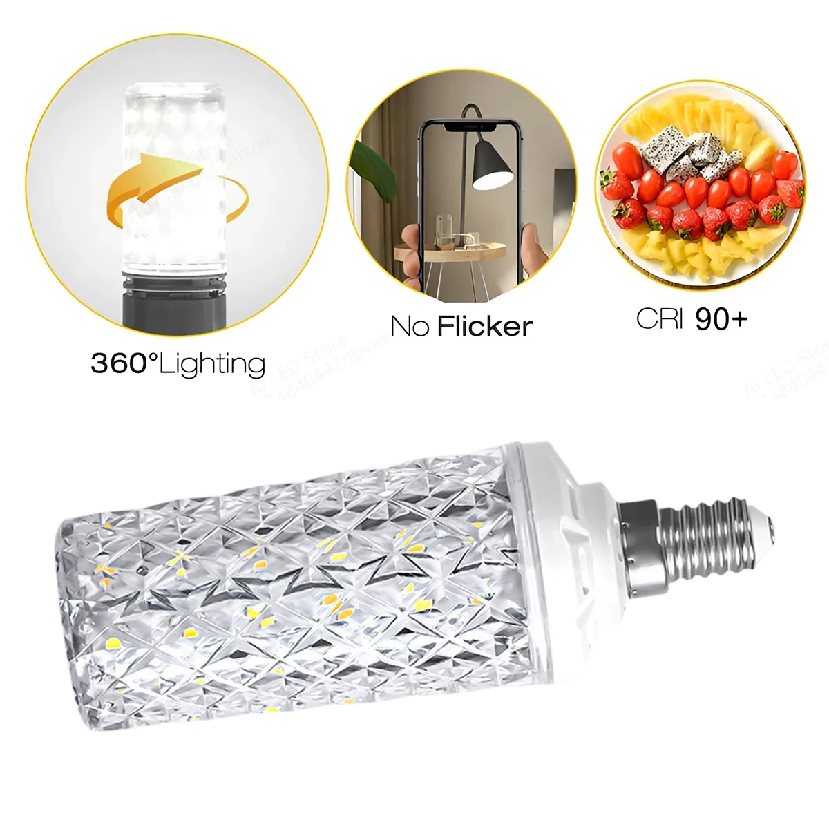 E14 e27 led кукурузная лампочка - Фотография_4