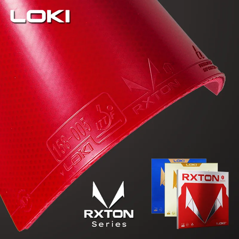 Резиновая полу-клейкая лента для настольного тенниса loki rxton 1 3 5