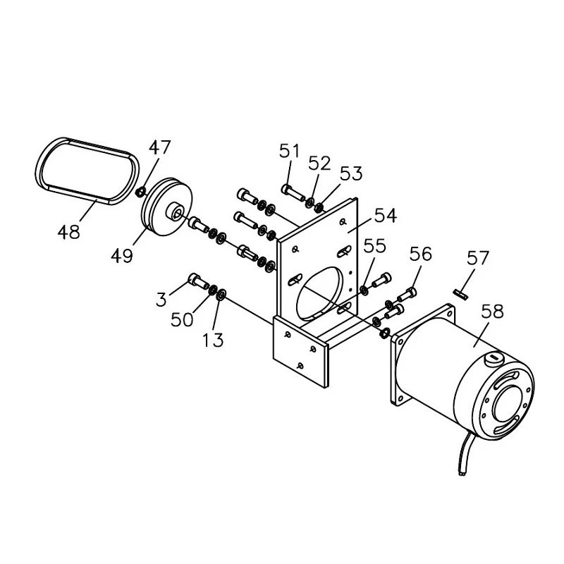 V-образный шкив шпинделя sieg c0-038/049&jet - Фотография_5