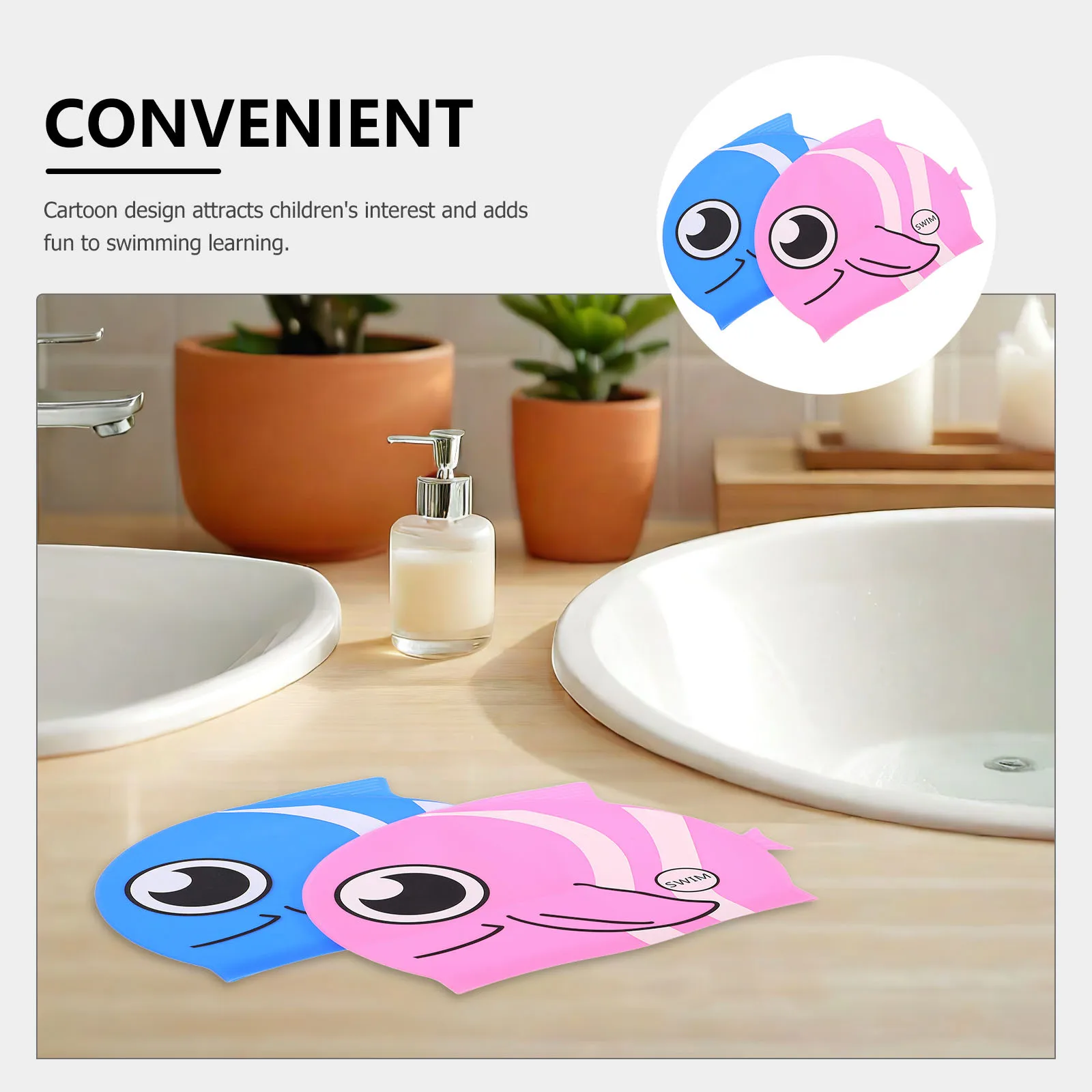 Силиконовая шапочка для плавания - Фотография_4