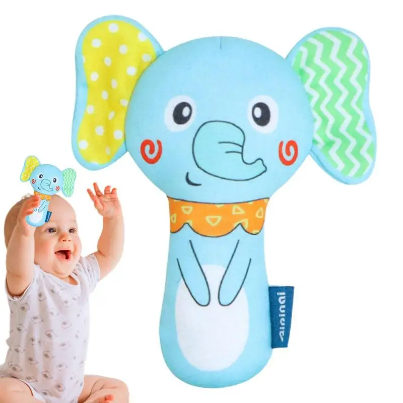 Детские погремушки с животными для новорожденных 0-12 месяцев - Фотография_3