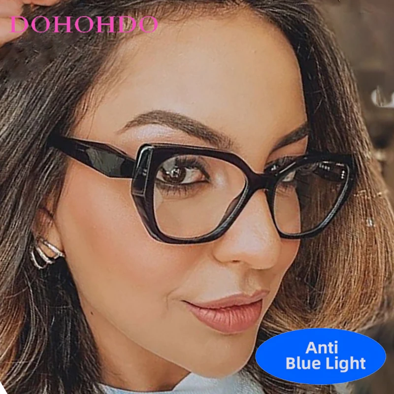 Модные брендовые дизайнерские очки с большим кошачьим глазом - Фотография_2