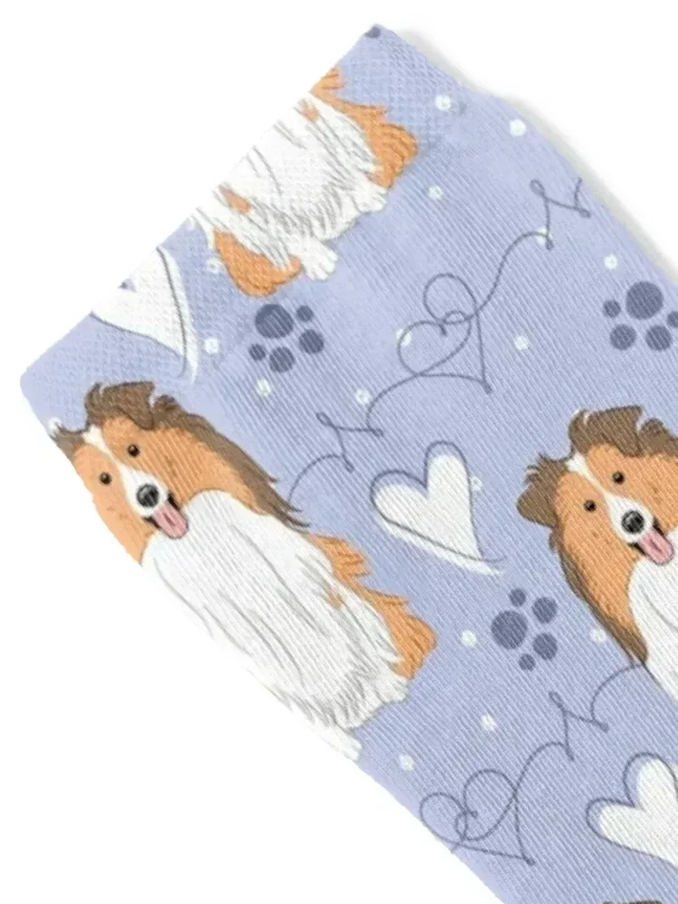 Носки love sable sheltie dog shetland sheepdog - Фотография_2