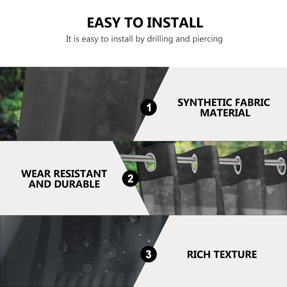 Набор водонепроницаемых штор - Фотография_5