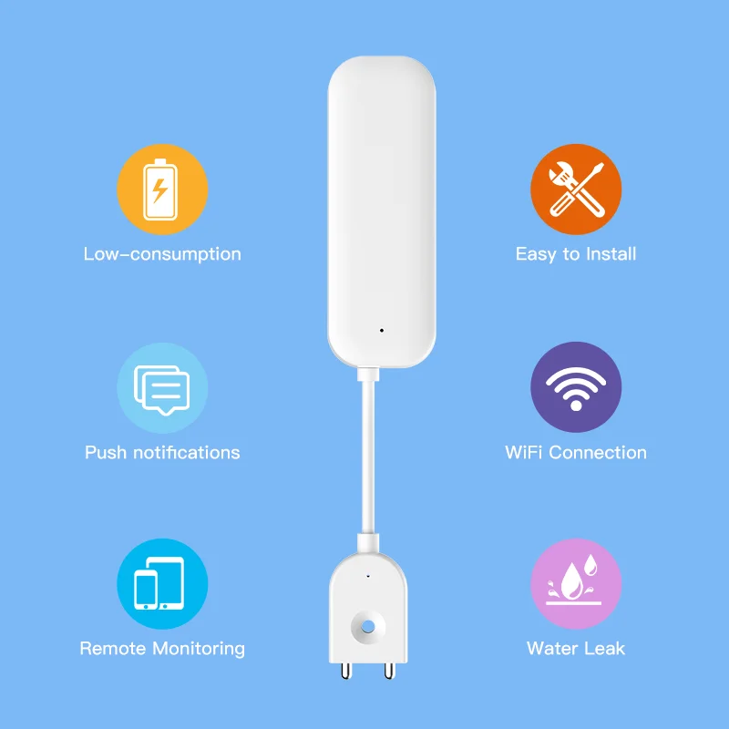 Tuya zigbee wi-fi датчик утечки - Фотография_4