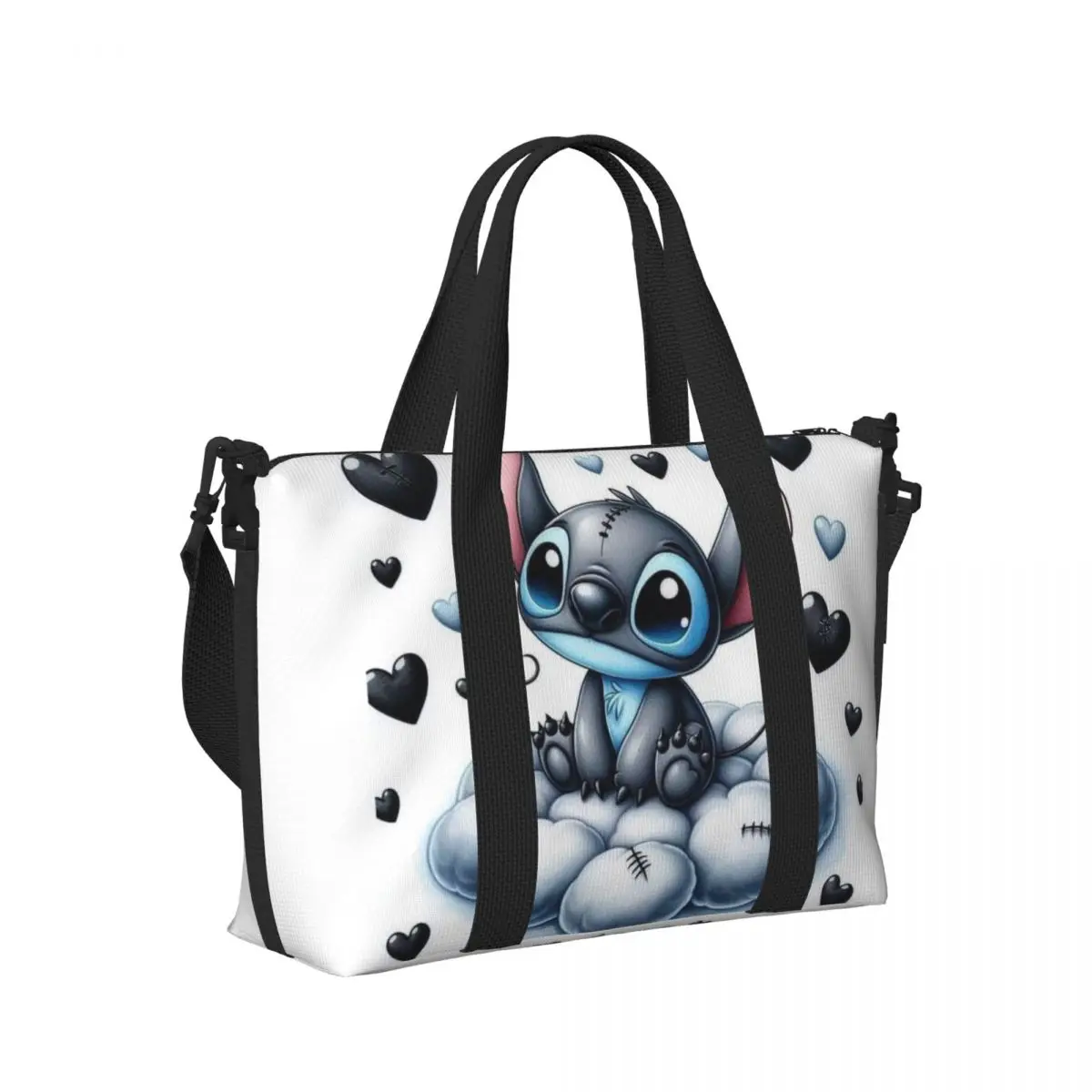 Большая большая сумка slilo and stitch с героями мультфильмов - Фотография_3