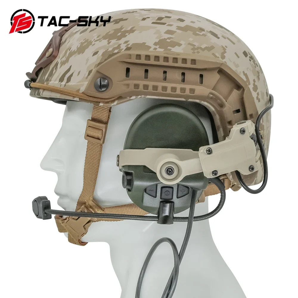 Ts tac-sky тактическая гарнитура sordin адаптер для крепления на шлем - Фотография_6