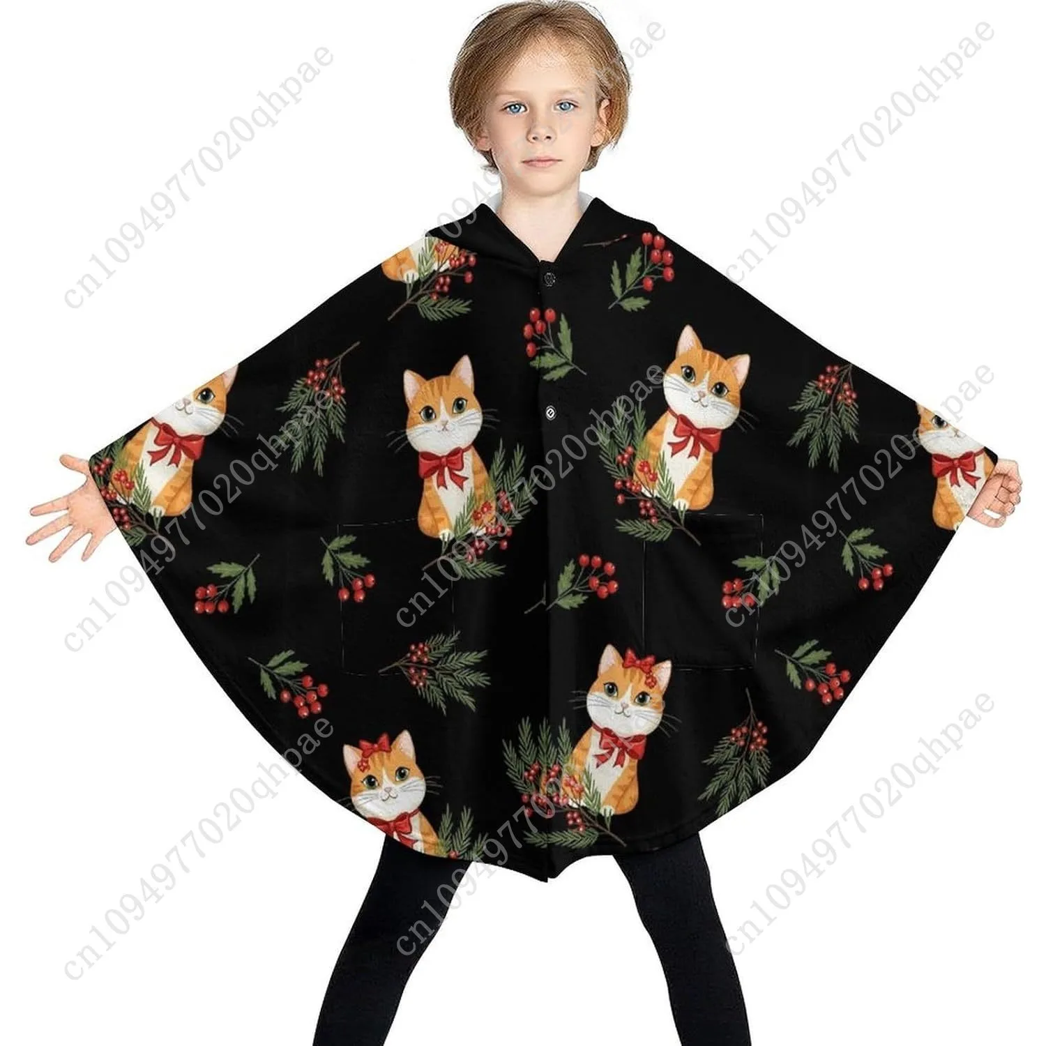 Уютный фланелевой свитер-одеяло - Фотография_3