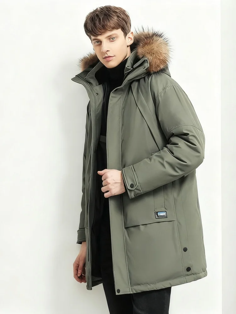 Мужская универсальная парка средней - Фотография_3