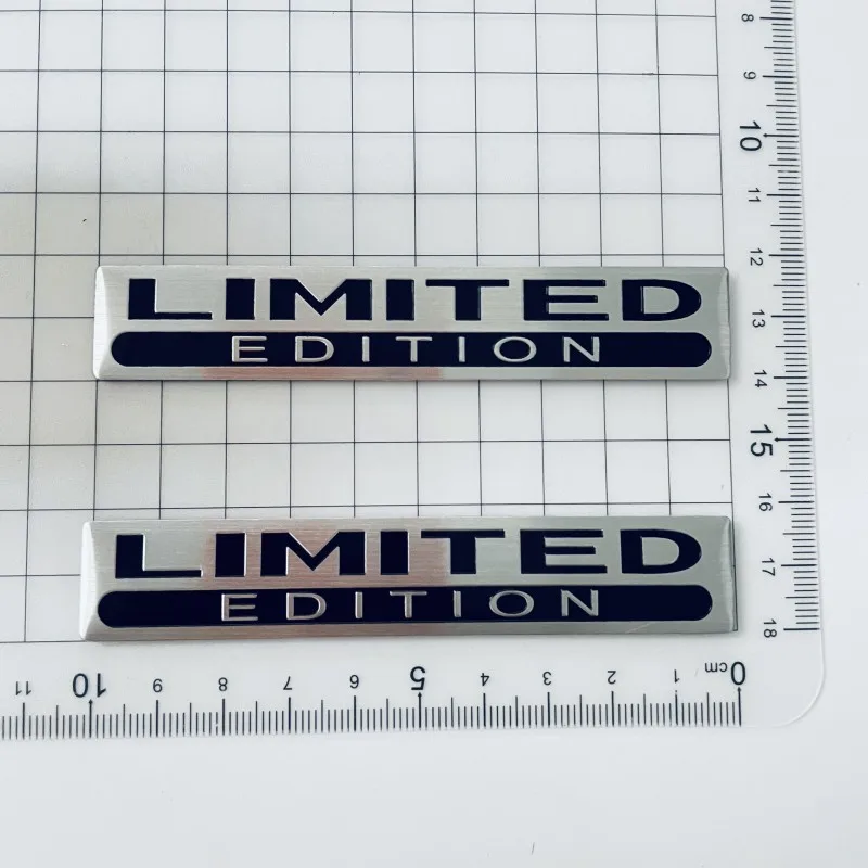 3d металлическая наклейка с эмблемой limited edition - Фотография_3