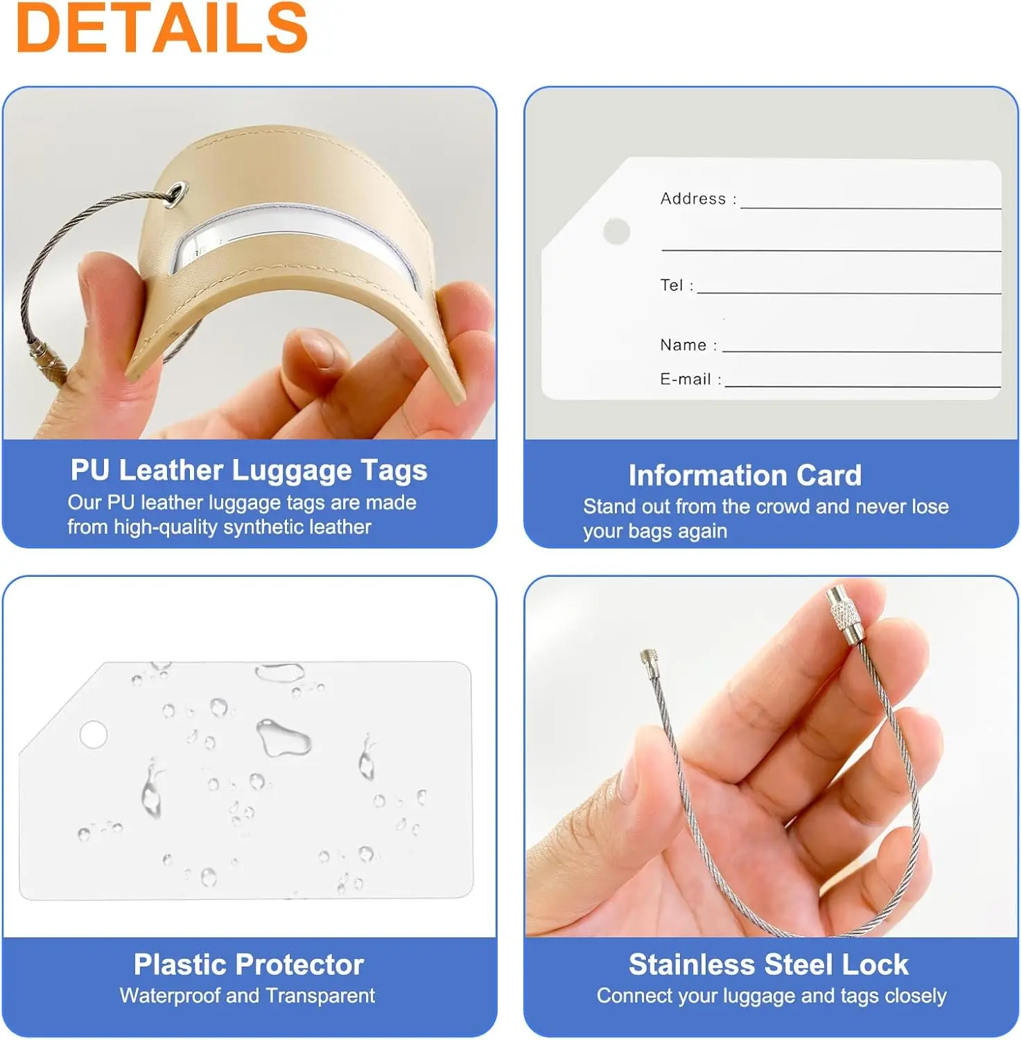 Багажные бирки mziart для чемоданов - Фотография_2