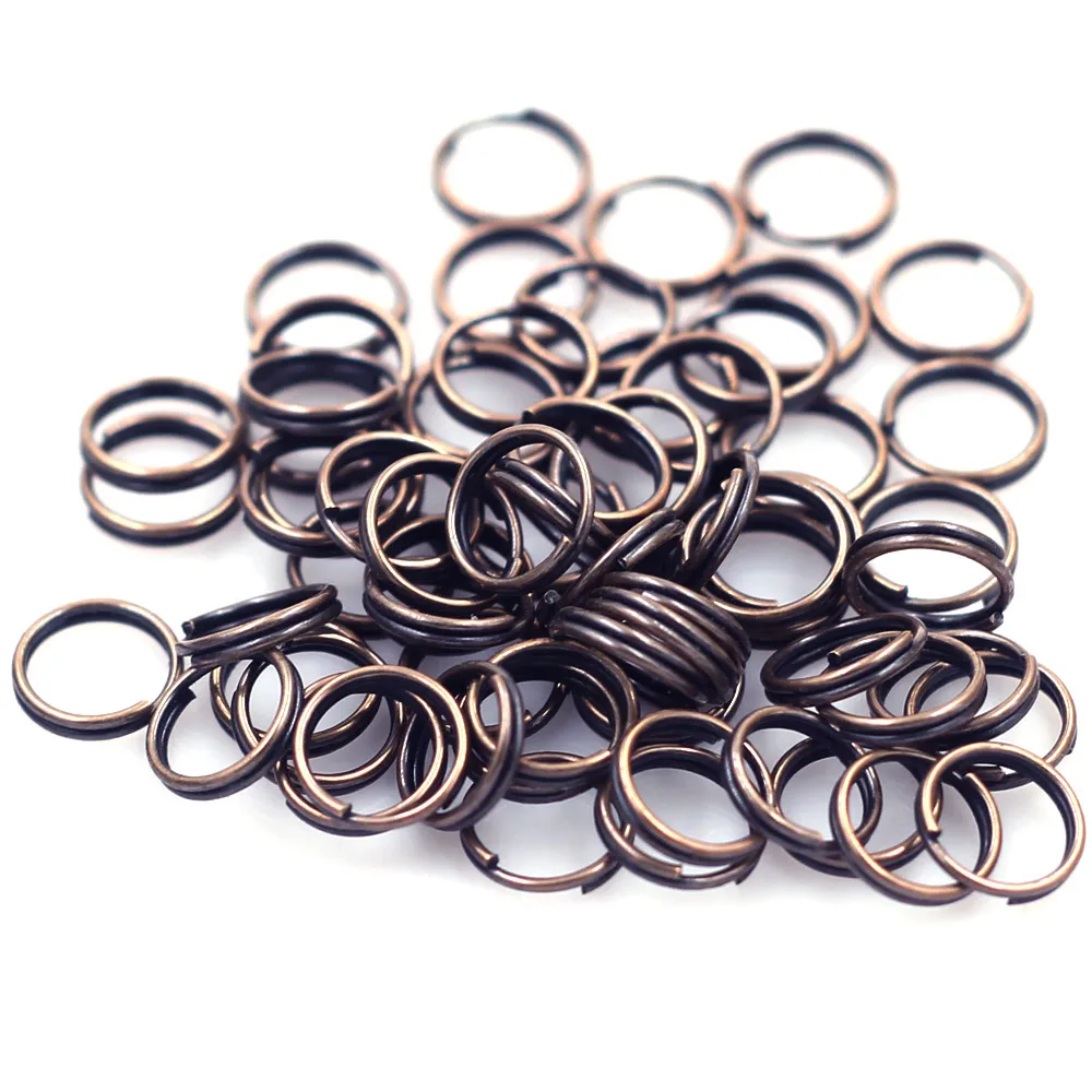 Круглые двойные петли из медного тона - Фотография_5