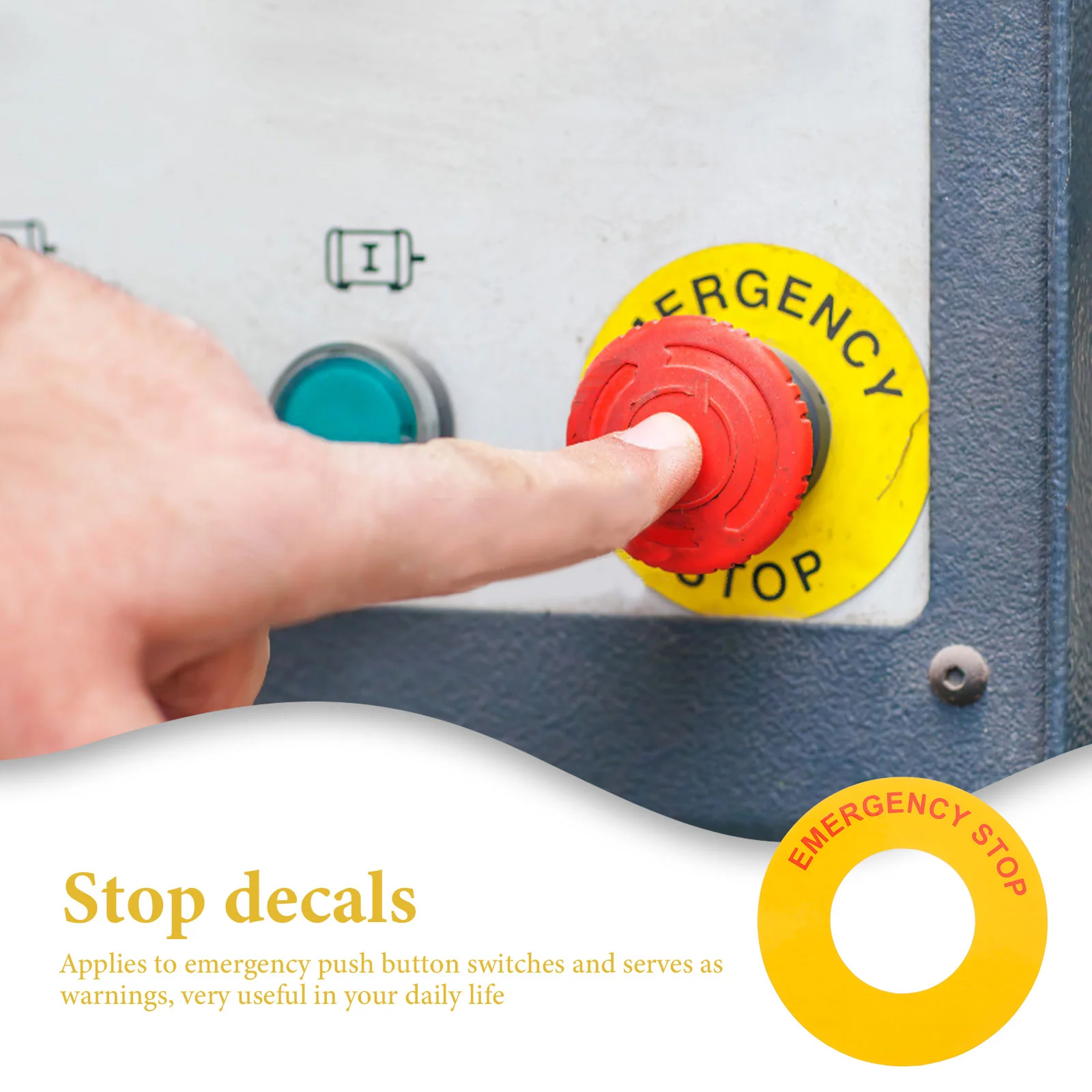 Этикетка аварийной остановки - Фотография_2