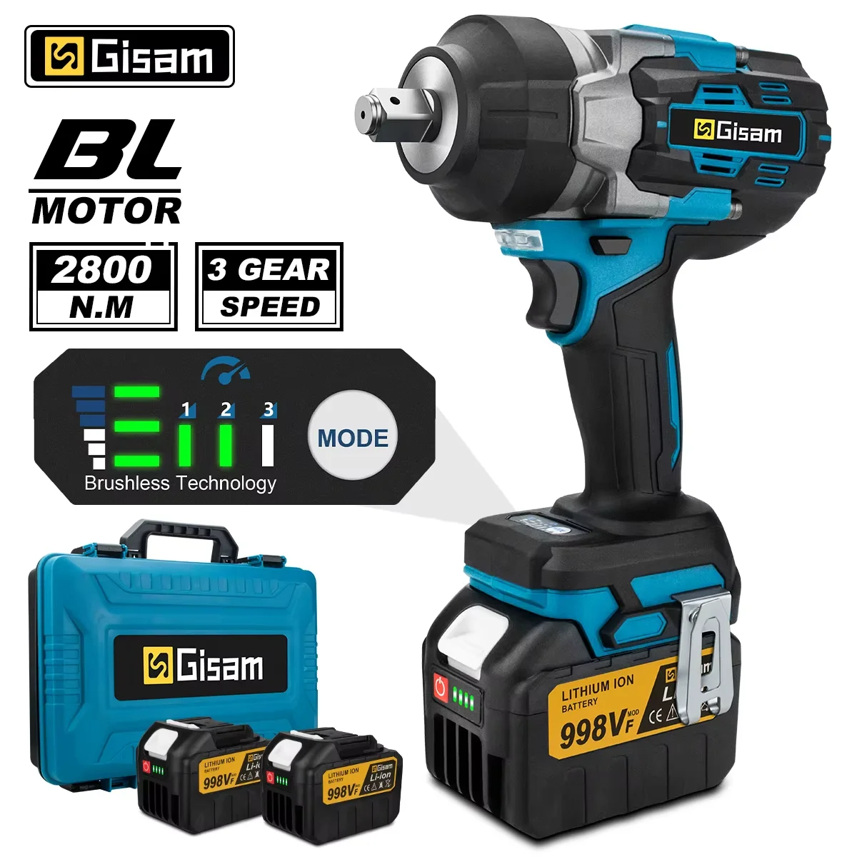 Gilé 2800n.m крутящий момент бесщеточный