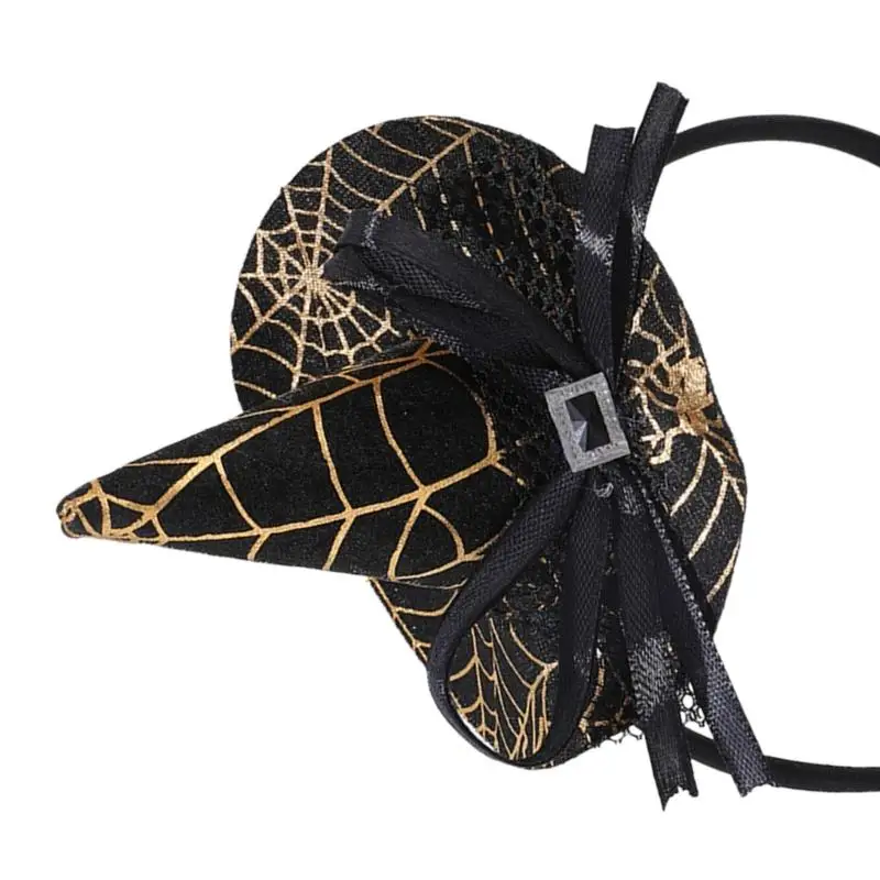 39bd spiderweb pattern witch hat - Фотография_4