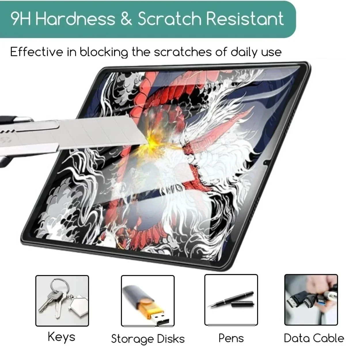 2 упаковки пленки из закаленного стекла для redmi k pad/xiaomi pad mini 8 - Фотография_3