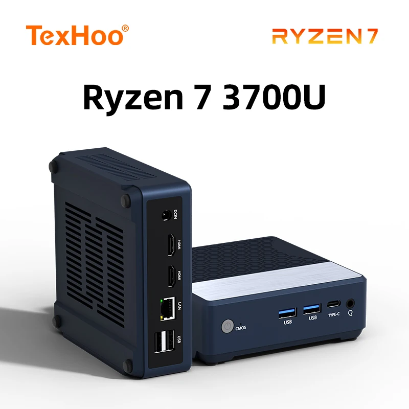 Texhoo мини-пк amd r7 3700u r5